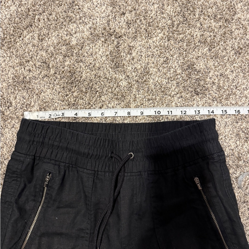 Athleta Black Linen Jogger Pants - Picture 4 of 5
